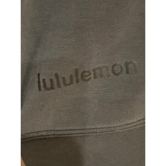 lululemon athletica Tops - Lululemon Perfectly Oversized Cropped Crew Sweatshirt Dark Grey Size 8 LW3HONS